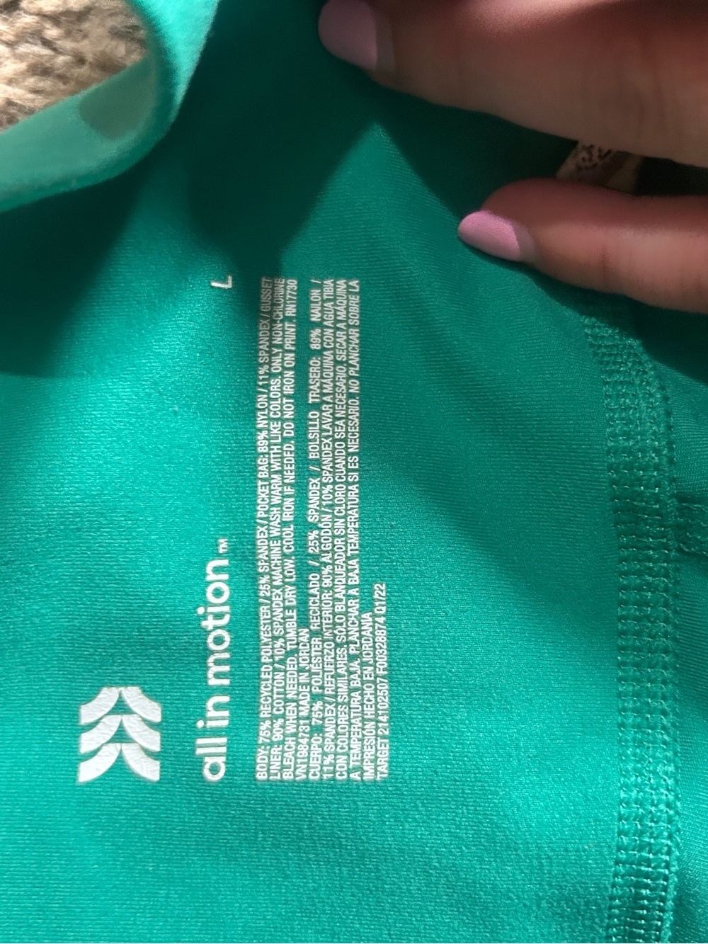 Women’s High-Waist Bike Shorts - Picture 5 of 5
